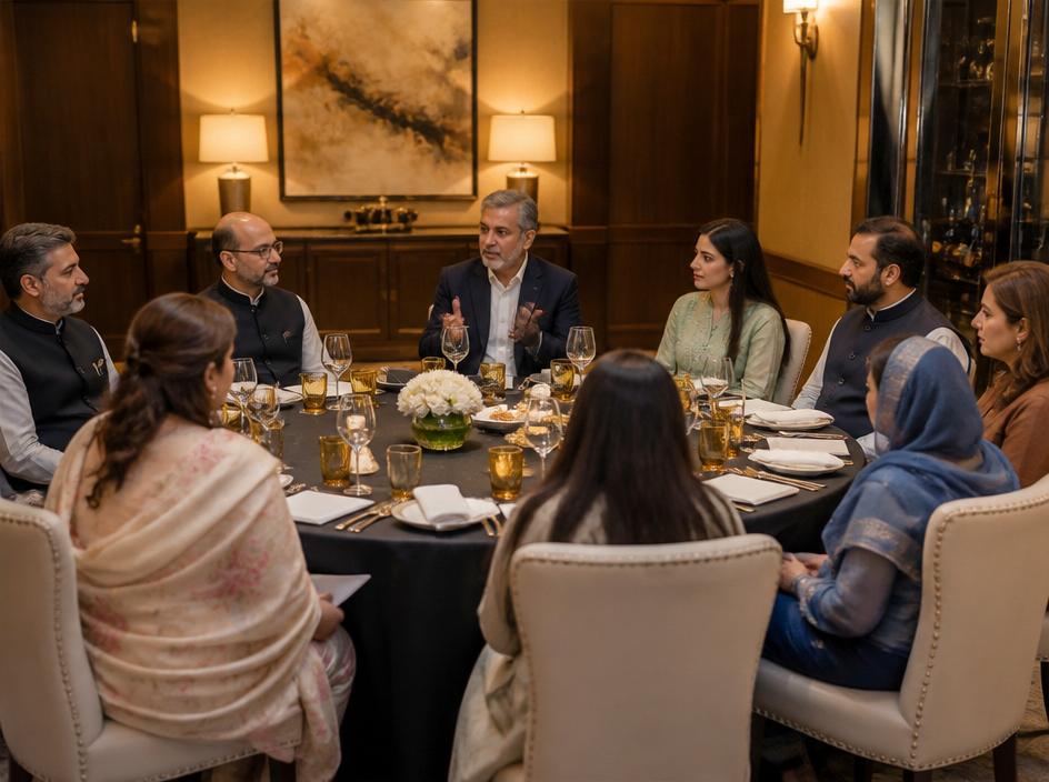 Leadership dinner and networking