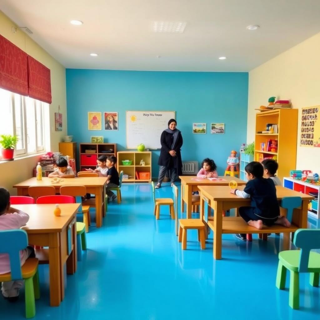 Colorful Early Years classroom at G-13 Campus